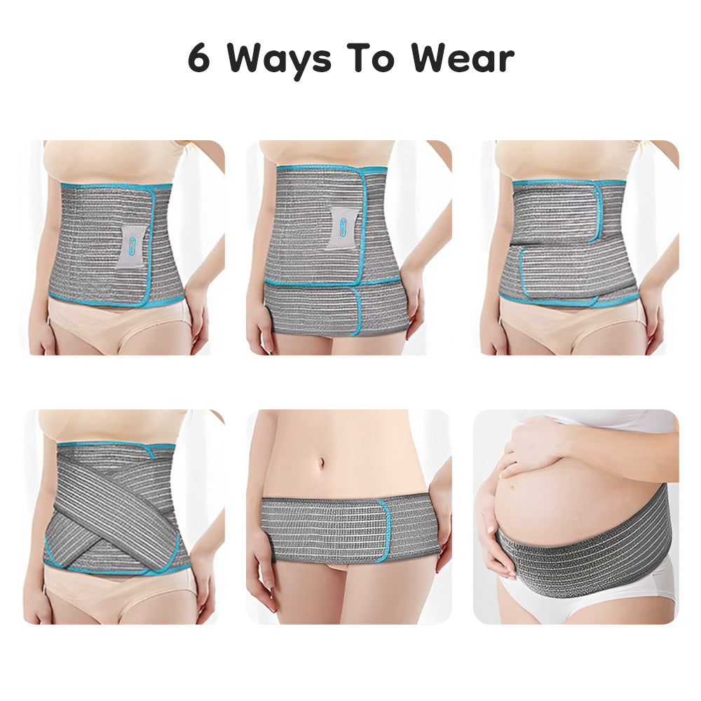 Bandeau ventral en fibre de charbon de bambou - SFD03