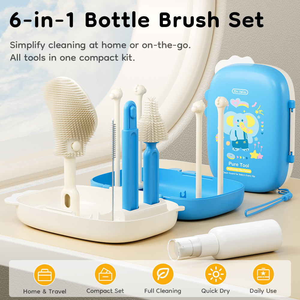 6 in 1 Bottle Bruch Set - PT10
