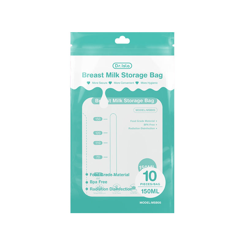Sachet de conservation du lait maternel scellé 