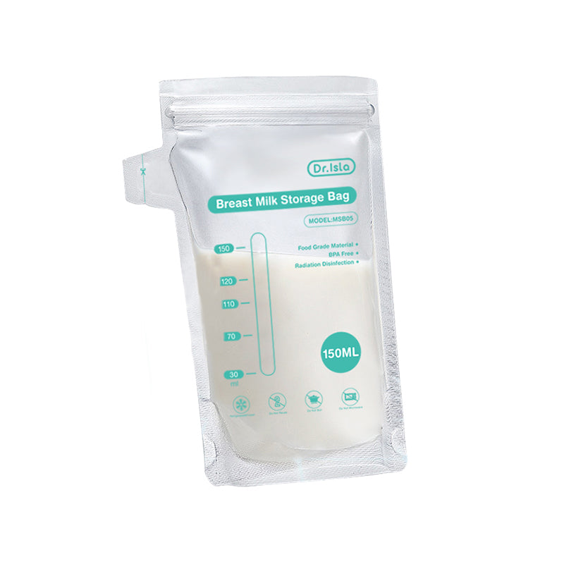 Sachet de conservation du lait maternel scellé 