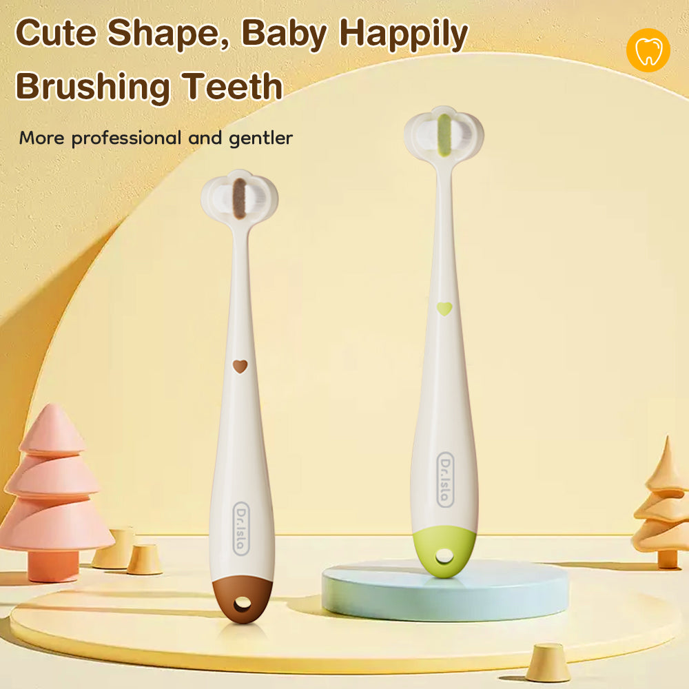 Brosse douce 3 faces pour enfants - BT12