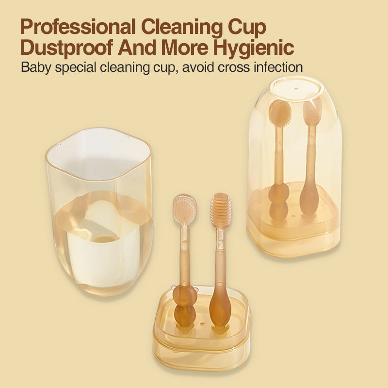 Baby Silicone Toothbrush Set - BY11